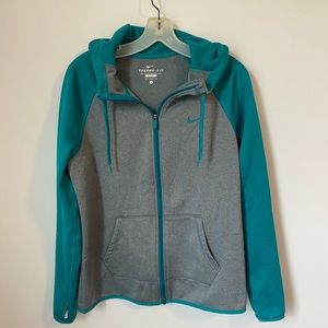 Nike ThermaFit full zip hoodie.